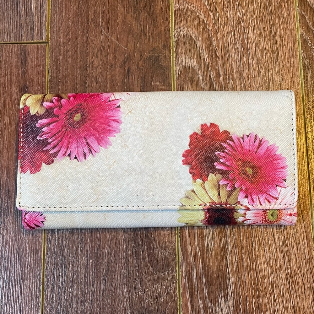 🆕 POURQUOIPAS Flowered Wallet